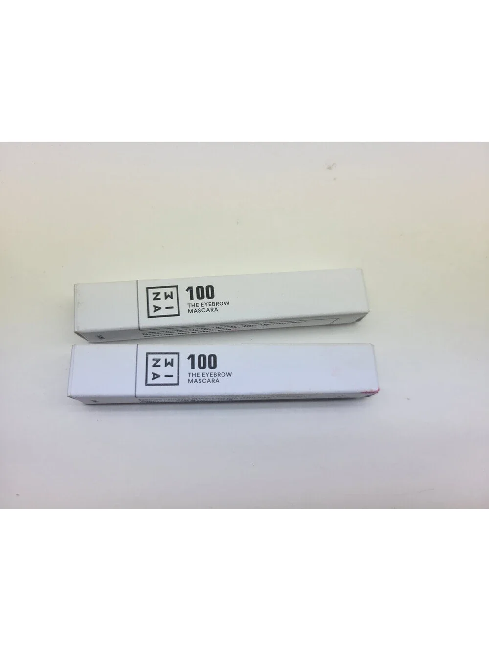3INA MAKEUP The Eyebrow Mascara 100 Transparent 4mL Travel Sz **Lot of 2** READ